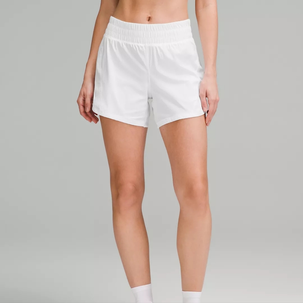 Lululemon Track That Lined Short 3" Size 8 White
